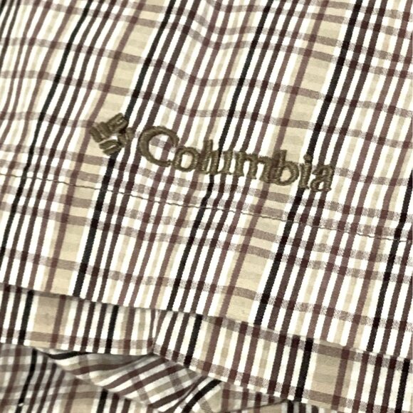 XXL Men's Fishing Outdoor Fishing Hiking Columbia Mesh Vent Short Sleeve Shirt - Picture 7 of 14